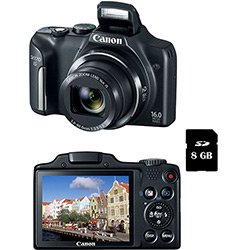 Câmera Digital Canon Powershot SX170IS 16 MP com Zoom Óptico de 16x Preta é bom? Vale a pena?