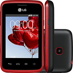 Smartphone LG Triple L20 D107 Android 4.4. Tela 3" Memória Interna 4GB 3G/Wi-Fi Câmera 2MP Preto/Vermelha é bom? Vale a pena?