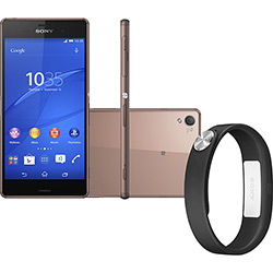Smartphone Sony Xperia Z3 Desbloqueado Android 4.4 16GB 4G Wi-Fi Câmera 20.7MP - Cobre + Pulseira SmartBand é bom? Vale a pena?