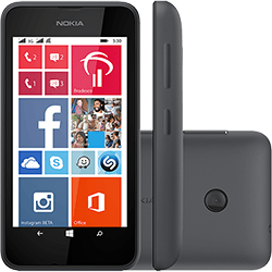 Smartphone Nokia Lumia 530 Desbloqueado Windows Phone 8.1 Tela 4" 4GB 3G Wi-Fi Câmera 5MP - Preto + Capa Laranja é bom? Vale a pena?
