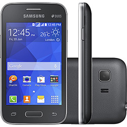 Smartphone Samsung Galaxy Young 2 Duos Dual Chip Desbloqueado Android 4.4 Tela 3.5" 4GB 3G Câmera 3MP TV Digital - Cinza é bom? Vale a pena?