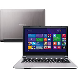 Notebook Positivo Stilo XR3008 Intel Dual Core 2GB 500GB Tela LED 14" Windows 8.1 - Prata é bom? Vale a pena?