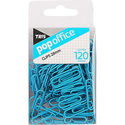 Clips Pop Office Médio Azul com 120 Unidades - Tris é bom? Vale a pena?