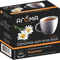 Cápsulas de Chá de Camomila com Erva-Doce Aroma Selezione Compatível Nespresso - 10 Unidades é bom? Vale a pena?