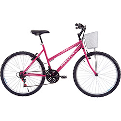 Bicicleta Houston Foxer Maori Aro 26 21 Marchas Rosa Pink é bom? Vale a pena?