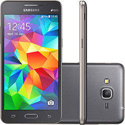 Smartphone Samsung Galaxy Gran Prime Duos Chip Desbloqueado Claro Android 4.4 Kit Kat Tela 5" 8GB 3G Câmera 8MP - Cinza é bom? Vale a pena?