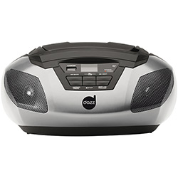 Som Portátil Dazz DZ-65111 com CD Player Rádio AM/FM Entrada USB 5W - Preto/Prata é bom? Vale a pena?