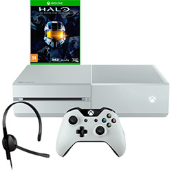 Console Xbox One 500GB Branco Edição Limitada + Headset com Fio + Controle Sem Fio + Game Halo Master Chief Collection (Via Download) é bom? Vale a pena?