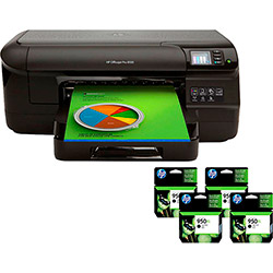 Impressora HP Officejet Pro 8100 EPrinter Wi-Fi + 4 Cartuchos de Tinta Preto HP Officejet 950XL é bom? Vale a pena?