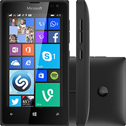 Smartphone Microsoft Lumia 435 DTV Dual Chip Desbloqueado Windows Phone 8.1 Tela 4" 8GB 3G Wi-Fi Câmera 2MP - Preto é bom? Vale a pena?