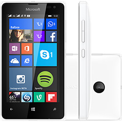 Smartphone Microsoft Lumia 532 Dual DTV Dual Chip Desbloqueado Windows Phone 8.1 Tela 4" 8GB 3G Câmera 5MP com TV Digital - Branco é bom? Vale a pena?