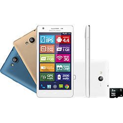 Smartphone Multilaser MS6 Colors Dual Chip Desbloqueado Android 4.4 Tela 5.5" 8GB 3G Wi-Fi Câmera 8MP - Branco é bom? Vale a pena?