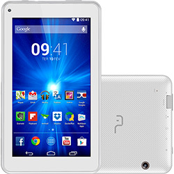 Tablet Multilaser M7-i NB191 8GB 3G Wi-FI Tela 7" Android 4.4 Quad Core - Branco é bom? Vale a pena?
