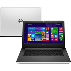 Notebook Dell Inspiron I14-5458-A40 Intel Core I5 8GB (2GB de Memória Dedicada) 1TB LED 14" Windows 8.1 - Branco é bom? Vale a pena?