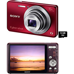 Câmera Digital Sony Cyber-shot DSC-W690 16.1 MP C/ 10x Zoom Óptico Cartão 8GB Vermelha é bom? Vale a pena?