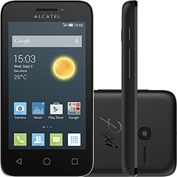 Smartphone Alcatel Pixi 3 Desbloqueado Android Lollipop 4.4 Tela 4.5" 4GB Wi-Fi Câmera de 8MP - Preto é bom? Vale a pena?