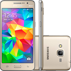 Smartphone Samsung Galaxy Gran Prime Duos 4G Dual Chip Desbloqueado Android Tela LCD TFT 5" 8GB WI-FI/3G/4G Câmera 8MP - Dourado é bom? Vale a pena?