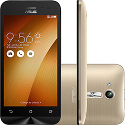 Smartphone Zenfone Go Dual Chip Android 5.1 Tela 4,5'' 8GB 3G Câmera 5MP- Gold é bom? Vale a pena?
