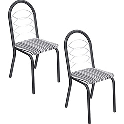 Kit 2 Cadeiras Holanda Branco/Preto - Kappesberg é bom? Vale a pena?