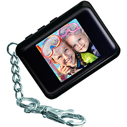 Chaveiro Porta Retrato Digital DP151 - Tela 1.5", Entrada Mini USB, Slide Show e Moldura - Preto - Coby é bom? Vale a pena?