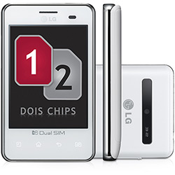 Smartphone LG E405f Optimus L3 Dual Chip Desbloqueado Oi - Branco - GSM Android 2.3 Processador 600 Mhz 3G Wi-Fi Câmera 3.2MP Filmadora Bluetooth 2.1 MP3 Player Rádio FM Memória Interna de 2 GB é bom? Vale a pena?