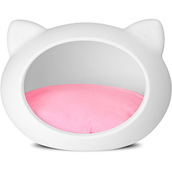 Casa P/ Gatos Cat Cave Branco - Almofada Rosa - Guisa Pet é bom? Vale a pena?