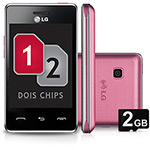 Celular LG T375 Desbloqueado Tim Rosa Dual Chip Câmera de 2.0MP Wi-Fi Memória Interna 50MB e Cartão 2GB é bom? Vale a pena?
