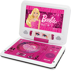 DVD Player Portátil C/ Tela Giratória LCD 7", Entrada USB e SD Card, Controle Remoto, Leitura de MP3 - Barbie - DVT-P3310 - Tectoy é bom? Vale a pena?
