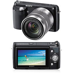 Câmera Digital Sony NEX-F3B 16.1 MP Lente Intercambiável 18-55mm Preta é bom? Vale a pena?