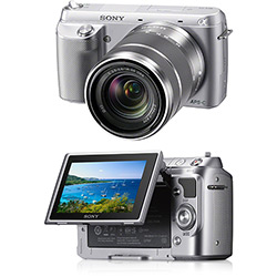 Câmera Digital Sony NEX-F3S 16.1 MP com Lente Intercambiável 18-55mm Prata é bom? Vale a pena?
