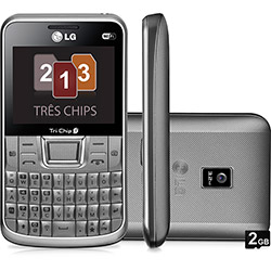 Celular Tri Chip LG C333 Desbloqueado Oi Prata Câmera de 3.2MP Wi-Fi Memória Interna 78.4 MB Cartão de 2GB é bom? Vale a pena?