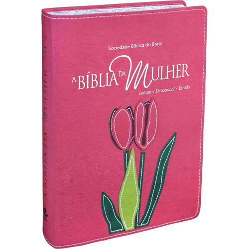 A Bíblia da Mulher | Estudo |almeida Revista e Atualizada | Luxo | Tulipa | Goiaba | Grande é bom? Vale a pena?