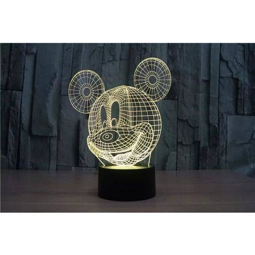 Abajur Luminária Led Mickey Mouse 3D é bom? Vale a pena?