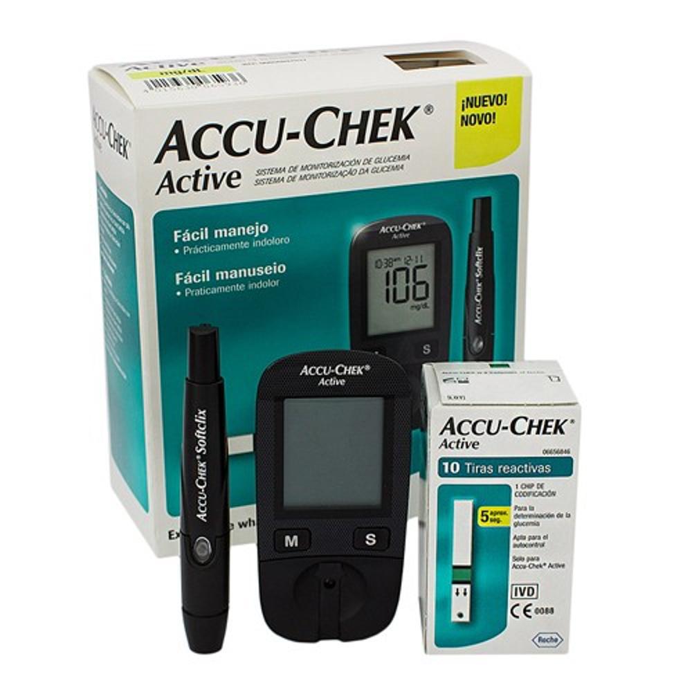 Accu-Chek Active Kit Monitor De Glicemia Completo (Lancetador+ Lancetas+ Tiras Chip+ Monitor+Estojo) é bom? Vale a pena?