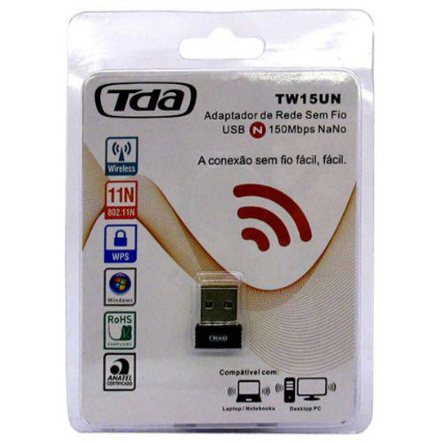 Adaptador Wifi Tda USB 150MBPS TW15UN Mini Nano é bom? Vale a pena?