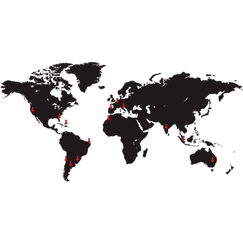 Adesivo de Parede Mapa Mundi Places Stixx Adesivos Criativos Preto/Vermelho (150x86,5cm) é bom? Vale a pena?