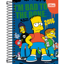 Agenda Diária 2016 Simpsons Bart e Turma - Tilibra é bom? Vale a pena?
