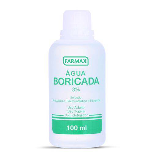 Água Boricada 3% Farmax com Gotejador 100ml é bom? Vale a pena?