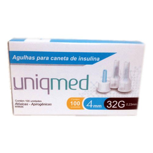 Agulha Uniqmed Universal Curta 32g 4mm C/ 100 Agulhas para Caneta de Insulina é bom? Vale a pena?