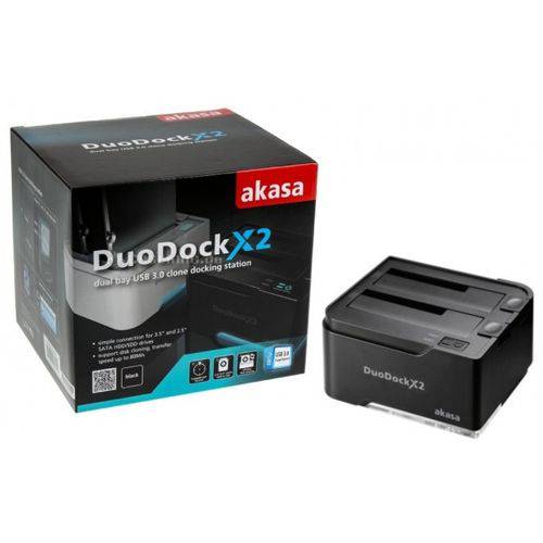 Akasa Duo Dock X2 HD 2.5 / 3.5 Sata Usb3.0 é bom? Vale a pena?