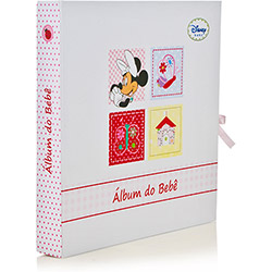 Álbum do Bebê com Caixa para 12 Fotos 15x21cm - Minnie Squares com Páginas Autocolantes - Cartona é bom? Vale a pena?