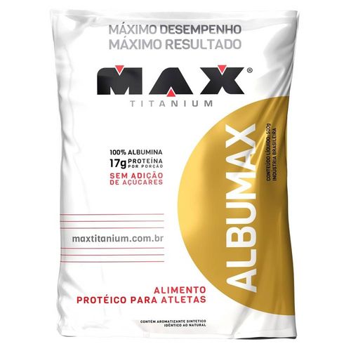 Albumina Albumax 100 - Max Titanium - 500g é bom? Vale a pena?