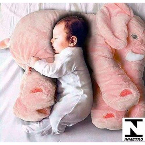 Almofada Travesseiro Elefante de Pelúcia para Bebê Dormir Rosa 60cm - Ursos e Pelúcias é bom? Vale a pena?