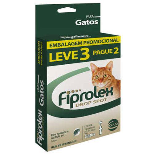 Anti Pulgas Ceva Fiprolex Drop Spot para Gatos de 0,5 Ml - Leve 3 Pague 2 é bom? Vale a pena?