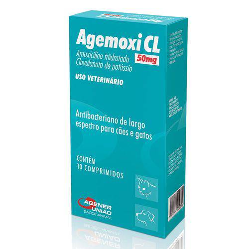 Antibiótico Agemoxi Cl Agener União 50mg 10 Comprimidos é bom? Vale a pena?