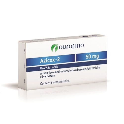 Antibiótico e Anti-inflamatório Ouro Fino Azicox 2 de 6 Comprimidos - 50 Mg é bom? Vale a pena?