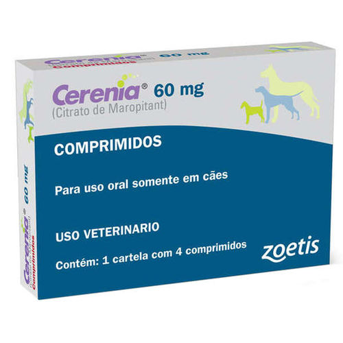 Antiemético Zoetis Cerenia 60mg com 4 Comprimidos é bom? Vale a pena?