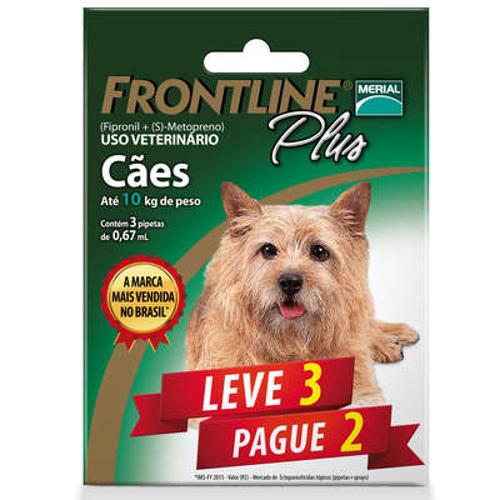 Antipulgas e Carrapatos Frontline Plus para Cães de 1 a 10 Kg - Leve 3 Pague 2 é bom? Vale a pena?