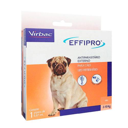Antipulgas e Carrapatos Virbac Effipro para Cães de 2 a 10 Kg é bom? Vale a pena?