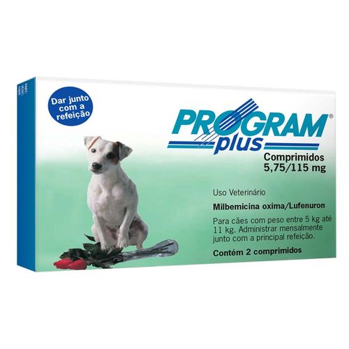 Antipulgas Vetoquinol Program Plus para Cães de 5 Até 11 Kg - 2 Comprimidos é bom? Vale a pena?